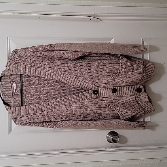 SO GOODS FOR LIFE WOMEN  CARDIGAN  WITH  3 BUTTON  BROWN  SIZE L - Picture 2 of 7